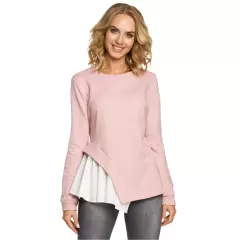 Bluzka Model MOE333 Powder Pink - Moe