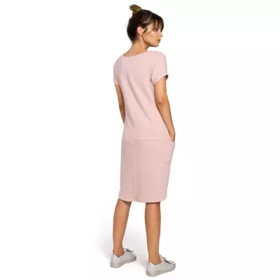 Sukienka Model B050 Powder Pink - BeWear