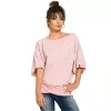 Bluza Damska Model B048 Powder Pink - BeWear