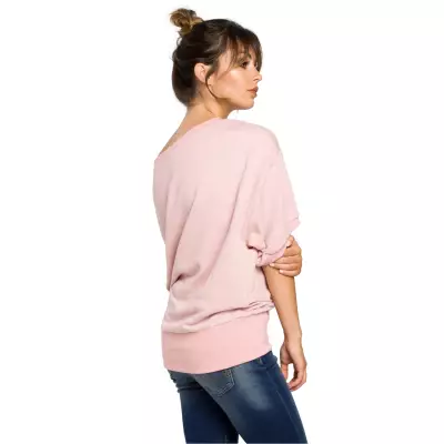 Bluza Damska Model B048 Powder Pink - BeWear