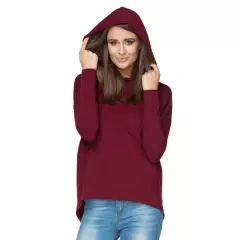 Bluza Damska Model T190/4 Bordo - Tessita