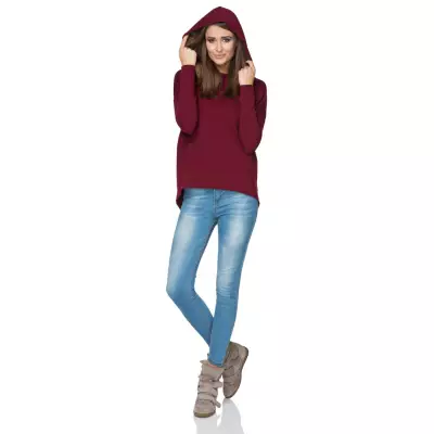 Bluza Damska Model T190/4 Bordo - Tessita