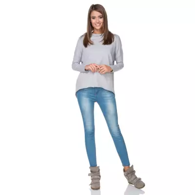 Bluza Damska Model T190/2 Light Grey - Tessita