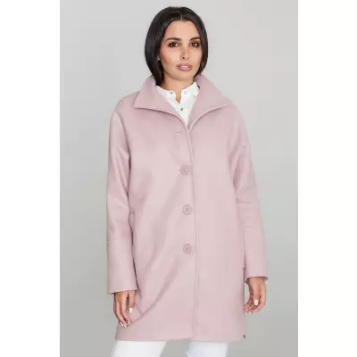 Płaszcz Damski Model M589 Pink - Figl