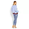 Sweter Ciążowy Model 60004C Sky Blue - PeeKaBoo