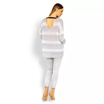 Sweter Ciążowy Model 30057C Sky Blue - PeeKaBoo