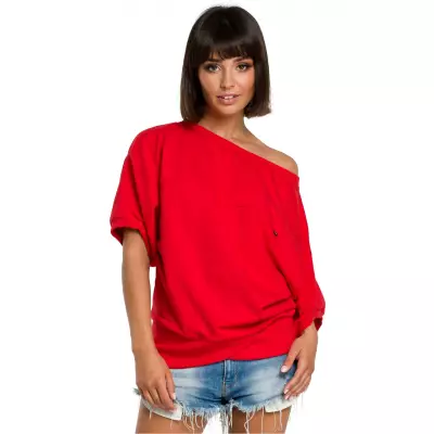 Bluza Damska Model B079 Red - BeWear