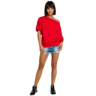 Bluza Damska Model B079 Red - BeWear