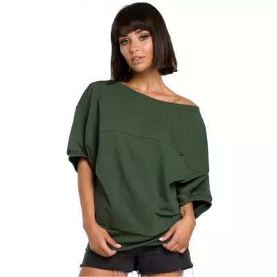 Bluza Damska Model B079 Green - BeWear