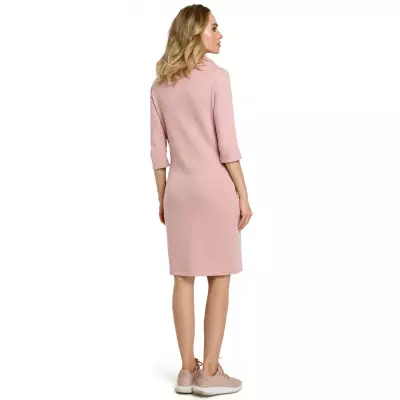 Sukienka Model MOE391 Powder Pink - Moe