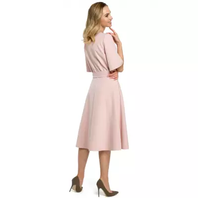 Sukienka Model MOE396 Powder Pink - Moe