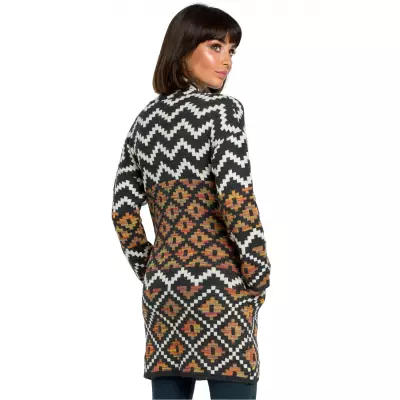 Sweter Damski Model BK007 Model 1 Multicolor - BE Knit