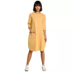 Sukienka Model B083 Yellow - BeWear