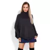 Sweter Ponczo Model 70009 Grafit - PeeKaBoo