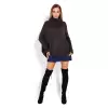 Sweter Ponczo Model 70009 Grafit - PeeKaBoo