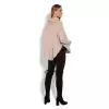 Sweter Ponczo Model 70009C Latte - PeeKaBoo