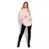 Sweter Ponczo Model 70009C Powder Pink - PeeKaBoo