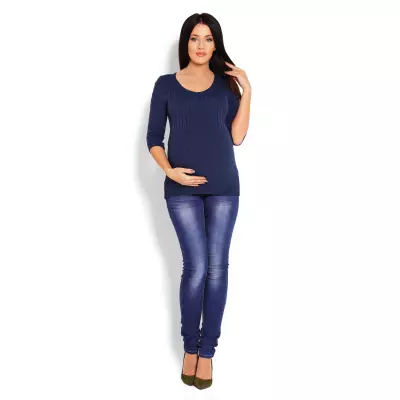 Sweter Damski Model 70008C Petrol Navy - PeeKaBoo