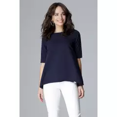 Bluzka Model L002 Navy - Lenitif