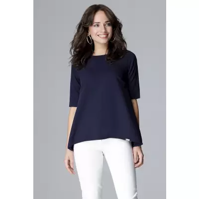 Bluzka Model L002 Navy - Lenitif