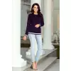 Bluza Damska Model 222-1 Navy - Numoco