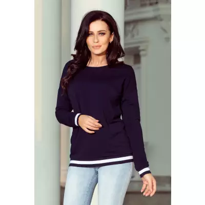 Bluza Damska Model 222-1 Navy - Numoco