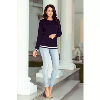 Bluza Damska Model 222-1 Navy - Numoco