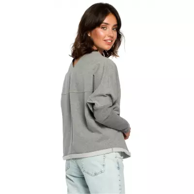 Bluza Damska Model B094 Grey - BeWear