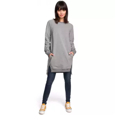 Bluza Damska Model B101 Grey - BeWear