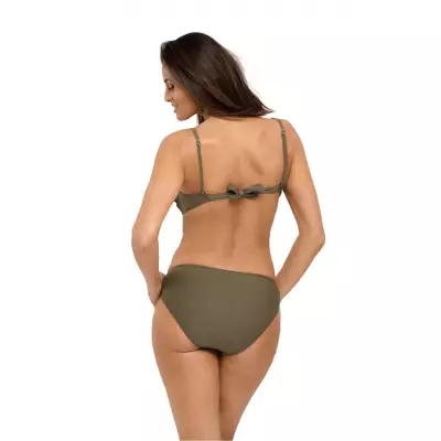 Jednoczęściowy strój kąpielowy Kostium kąpielowy Model Belinda Kaki M-548 Khaki - Marko