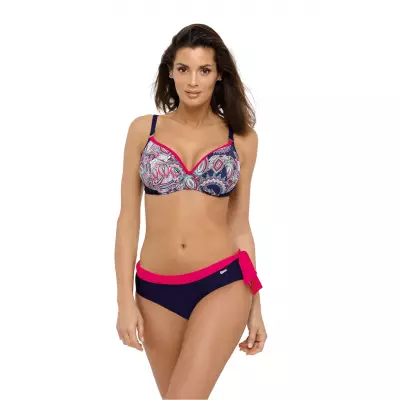 Kostium dwuczęściowy Kostium kąpielowy Model Stephanie Cosmo-Fresia M-522 Navy/Pink - Marko