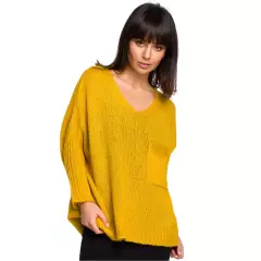 Sweter Damski Model BK018 Honey - BE Knit