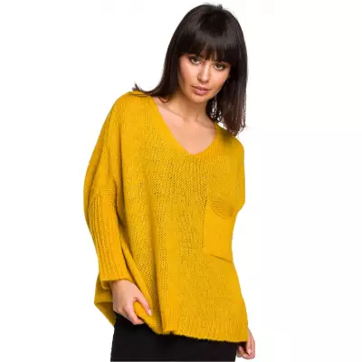 Sweter Damski Model BK018 Honey - BE Knit