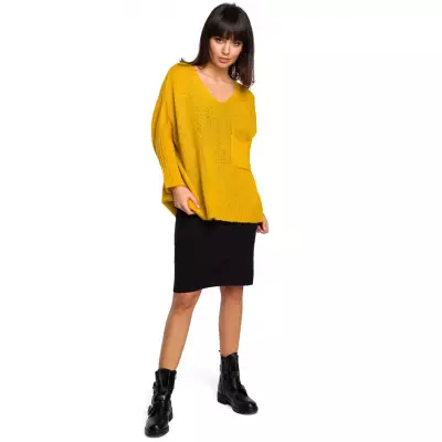 Sweter Damski Model BK018 Honey - BE Knit