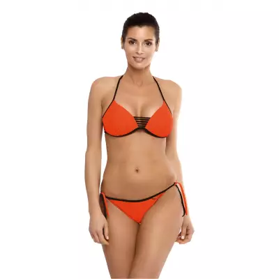 Kostium dwuczęściowy Kostium kąpielowy Model Janette Dinasty M-547 Orange - Marko