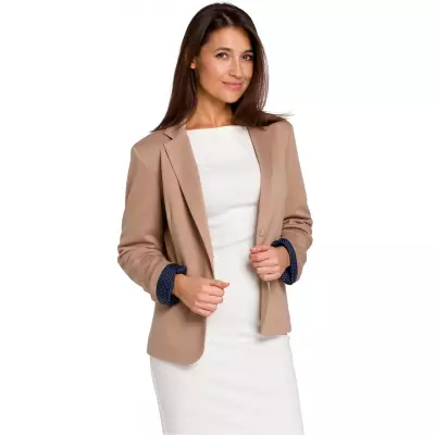 Żakiet Model S154 Beige - Stylove