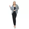 Sweter Kardigan Model 40022 Grey - PeeKaBoo