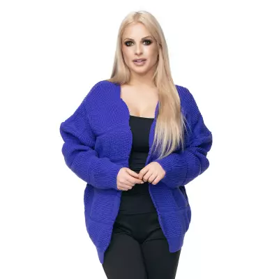 Sweter Kardigan Model 40022 Violet - PeeKaBoo