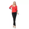 Bluzka Model 0102 Coral - PeeKaBoo