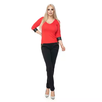 Bluzka Model 0102 Coral - PeeKaBoo