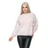 Sweter Damski Model 30059 Powder Pink - PeeKaBoo