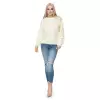 Sweter Damski Model 30059 Cream - PeeKaBoo