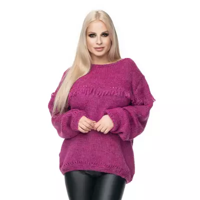 Sweter Damski Model 30062 Violet - PeeKaBoo