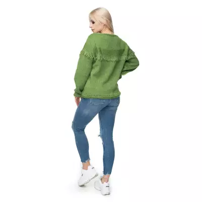 Sweter Damski Model 30062 Green - PeeKaBoo