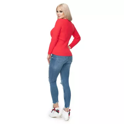 Sweter Damski Model 70021 Coral - PeeKaBoo