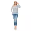 Sweter Damski Model 70018 Grey - PeeKaBoo