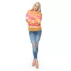 Sweter Damski Model 30060 Pink/Yellow - PeeKaBoo