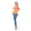 Sweter Damski Model 30060 Pink/Yellow - PeeKaBoo