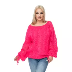 Sweter Damski Model 30061 Pink - PeeKaBoo