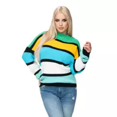 Sweter Damski Model 40027 Green - PeeKaBoo